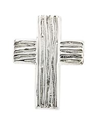 The Rugged Cross Lapel Pin in 10k Yellow Gold