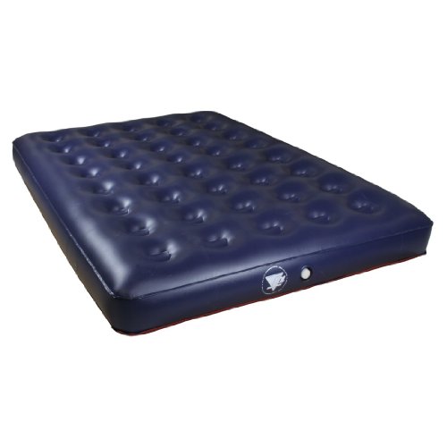 10T Velo Double Lit pour 2 personnes matelas gonflable Rouge/Bleu 198 x 138 x 26 cm