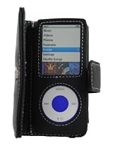 Leather Case for Apple iPod Nano 4th Gen