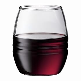 BODUM FYN Borosilicate Stemless Red Wine Tumbler, 0.35 l, 12-Ounce Each