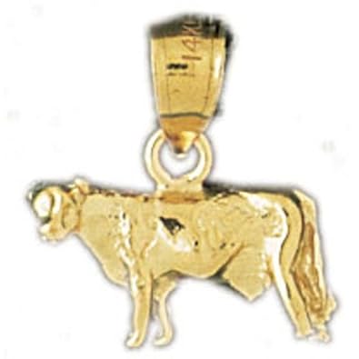 Cheap Girls Jewelry Dazzlers Solid 14k Gold Cow Charm Pendant Available in three colors from jewelsberry (weights: 1.2 grams only) For Sale Cheap Girls Jewelry Dazzlers Solid 14k Gold Cow Charm Pendant Available in three colors from jewelsberry (weights: 1.2 grams only) For Sale
