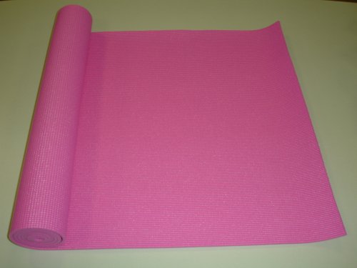 1/4 Extra Thick Deluxe High Density HOT PINK Yoga Mat