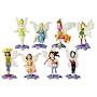 Disney Fairies Tinker Bell and Friends Figures Set - Series 1 Complete Collection (set of 8) - Vending Machine Toys