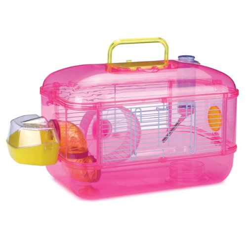 Gerbil Hamster Mice Cage Small Pink Pet Suite 18 l X 10 1 4 w X 10 1 4 h