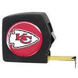 Kansas City Chiefs 25' Black Tape Measure (with Primary Logo)