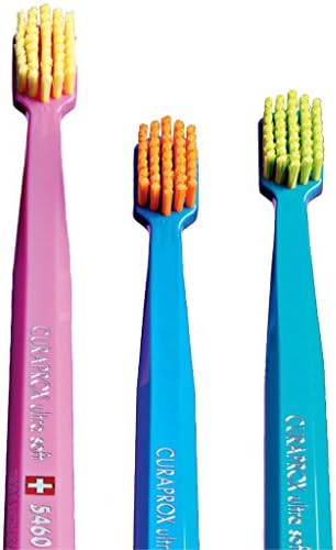 ULTRA SOFT TOOTHBRUSHES BY CURAPROX FOR SENSITIVE GUMS PACK OF 3 By Anuchart Shop