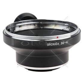 Fotodiox Pro Adapter, Bronica SQ Lens to Nikon Camera Mount Adapter for Nikon D1, D2, D2x, D2h, D3, D3x, D3h, D100, D200, D300, D300s, D700, D40, D40x, D50, D60, D70, D70s, D80, D90, D5000, D3000