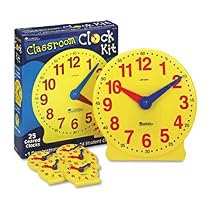 Learning Resources® Classroom Clock Kit CLOCK,CLASSROOM KIT (Pack of 2)