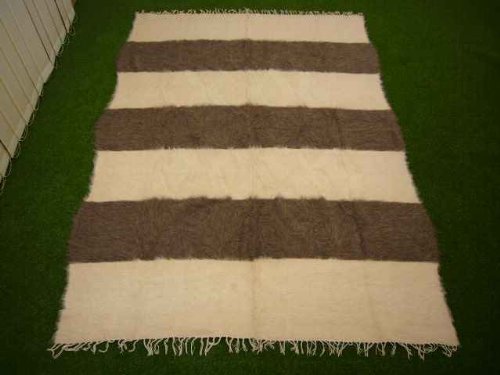 Togibaba Mohair Rug Natural 8-4.9x6.9 ft. (150x210 cm)