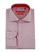 Gino Valentino Men's 100% Cotton Barrel Cuff Dress Shirt with Giftbox
