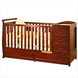 Daphne 2-in-1 Baby Crib Cherry