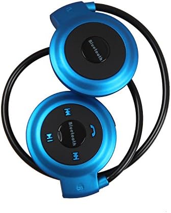 Nasis Bluetooth Stereo Headset Neck Headphones 4.0 with Built-In Microphone AH6006 (blue)