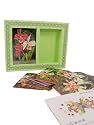Midnight Orchids design Punch Studio Boxed playing cards: 2 decks, windowed box