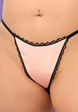 Plus Size Vinyl G-String (As Shown-One Size)