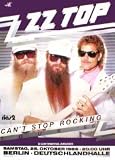 ZZ TOP Can't Stop Rocking Tour - Berlin 25th October 1986 Music Poster