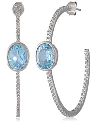 Sterling Silver Gemstone Earrings