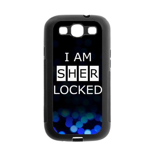 Danny Store Sherlock Protective TPU Gel Rubber Back Fits Cover Case for SamSung Galaxy S3