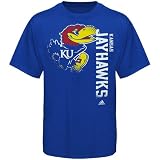 Kansas Jayhawks adidas Royal Battlegear T-Shirt