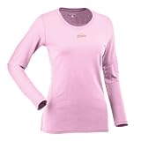 Milwaukee Brewers Womens Relax Long Sleeve Tee (Pink) - Large