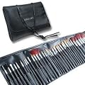 34 pcs Professional Cosmetic Make up Brush Kit Set Bag