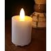 Flameless Flickering LED Votive Candle Blow Flame On/Off Battery Operated