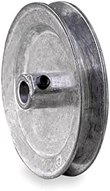 2.00" x 1/2" Single Groove Fixed Bore Die Cast Pulley