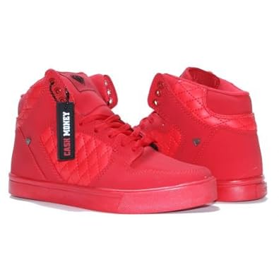 Cash Money Sneakers Basket montante rouge: Chaussures