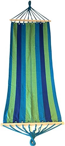 Tribe of Barbarian Parachute Fabric Hammock Portable Nylon Outdoor Single Size Camping Bed Blue 77 X 29.5 Inch/196 X 75 Cm (L X W)