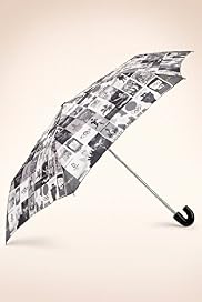 Contrast Print Umbrella