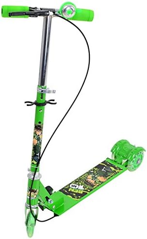 Swarish Kids Foldable 3 Wheeler Cycle Height Adjustable With Hand Break And Bell