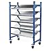 Mobile Pick Tray Rack, 76inW, 28inD, 72inH
