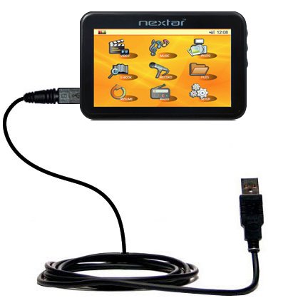 Classic Straight USB Cable for the Nextar K40 with Power Hot Sync and Charge capabilities - uses Gomadic TipExchange Technology