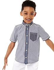 Limited Pure Cotton Striped Shirt