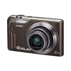 Casio Exilim EX-H15 Digitalkamera (14 Megapixel, 10-fach opt. Zoom, 7,6 cm (3 Zoll) Display, Akku f�r bis zu 1.000 Fotos, bildstabilisiert) braun