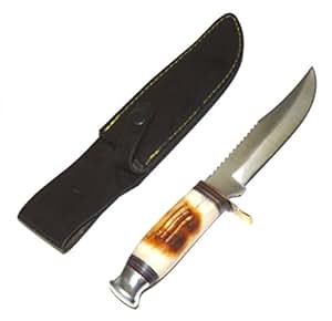 Bone Handle Hunting Knife KA294 Sports & Outdoors