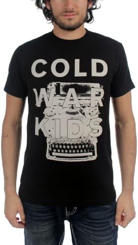 Cold War Kids - Typewriter Mens T-Shirt In Black, Size: Small, Color: Black