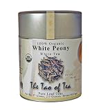 The Tao Of Tea White Tea White Peony Bai Mudan, 100% Organic, 2-Ounce Tin  (Pack of 2)