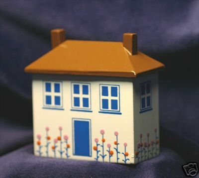 Handpainted Dollhouse for the Dollhouse- Dollhouse Miniature