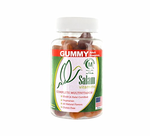 Salam Vitamins, Adult Halal & Vegetarian Gummy Vitamins, 60 count Salam Vitamins, Adult Halal & Vegetarian Gummy Vitamins, 60 count