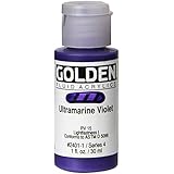 Golden Fluid Acrylics - Ultramarine Violet - 1 oz Bottle