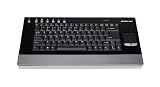 IOGEAR Multi-Link Bluetooth Keyboard with Touchpad GKM611B (Black/Grey)