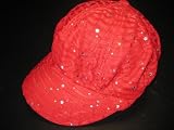 Glitter Newsboy Cap - Red//Why pay more for the same hat?