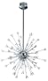 Eurofase CH-90LEK-15 Lenka 90-Light Chandelier, Chrome/Crystal