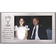 Godfather First Communion Picture Frame - Satin Silver Plated (6" x 4")