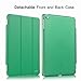 iXCC [Detachable] iPad Mini 4 Case Smart Case Cover with [Hard PC Back] and Built-in Magnet for Auto Sleep/Wake Function - Green