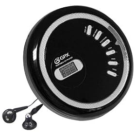 Click here to buy GPX PC108B Personal CD Player (Black) by GPX.