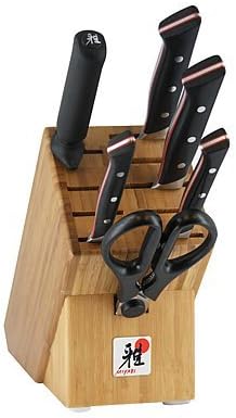 Zwilling Miyabi 600s Red 7-Piece Knife Block Set