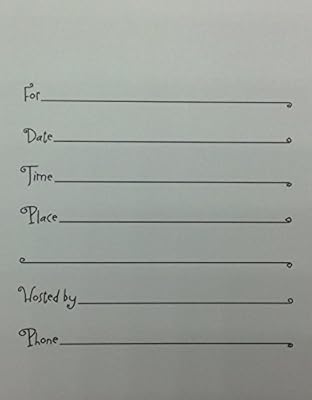 (16) Kids Puppy Dog It'as a Party Fill-In Invitations Cards