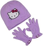 Hello Kitty Girls 2-6X Fleece Hat And Glove Set