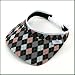 GloveIt Pink/Grey Argyle Visor